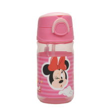  Disney Minnie Wink műanyag kulacs akasztóval 350 ml kulacs, kulacstartó