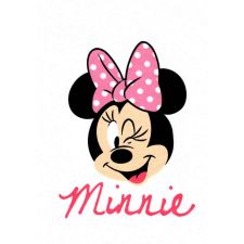 Disney pamut,gumis lepedő - fehér Minnie babaágynemű, babapléd