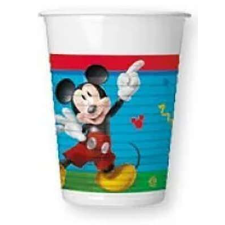 Disney party pohár Disney Mickey 8 db-os 200 ml party kellék
