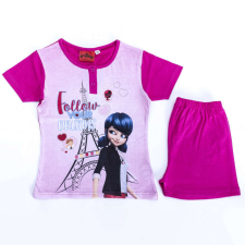 Disney Rövid ujjú pamut gyerek pizsama - Katicabogár és Fekete Macska kalandjai - Katicabogár - pink - 98 gyerek hálóing, pizsama
