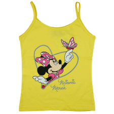 Disney spagetti pántos lányka Trikó - Minnie #sárga - 122-es méret gyerek atléta, trikó