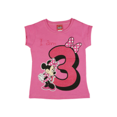 Disney szülinapos lány Póló - Minnie Mouse (3 éves)