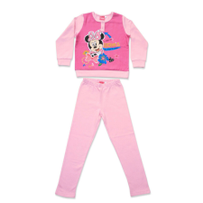 Disney Téli flanel gyerek pizsama - Minnie egér - világosrózsaszín - 134 gyerek hálóing, pizsama