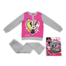 Disney Téli pamut gyerek pizsama - Minnie egér - szürke - 104