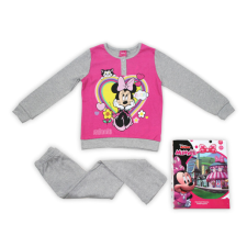 Disney Téli pamut gyerek pizsama - Minnie egér - szürke - 140 gyerek hálóing, pizsama