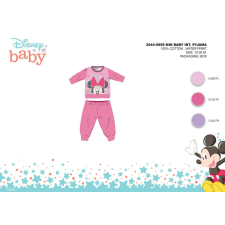 Disney Téli pamut interlock baba pizsama - Disney Minnie egér - rózsaszín - 80 gyerek hálóing, pizsama