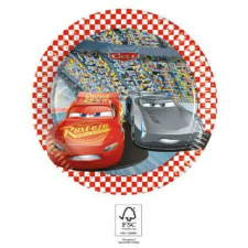  Disney Verdák Arena Race papírtányér 8 db-os 20 cm FSC party kellék