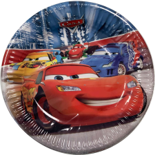 Disney Verdák Disney Cars Classic, Verdák Papírtányér 8 db-os 19,5 cm party kellék