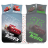Disney Verdák Lightning sötétben világító gyerek ágyneműhuzat 100×135 cm, 40×60 cm Nr1