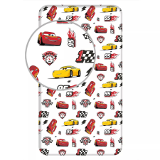 Disney Verdák McQueen gumis lepedő 90x200 cm lakástextília