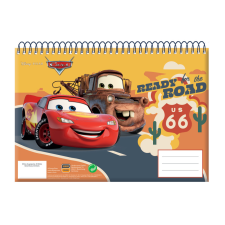 Disney Verdák Road A/4 spirál vázlatfüzet, 30 lapos füzet