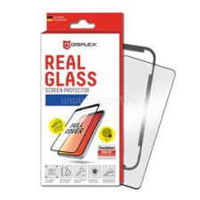 Displex 01306 képernyővédő üveg (3D, tok barát, 10H) FEKETE (01306) mobiltelefon kellék