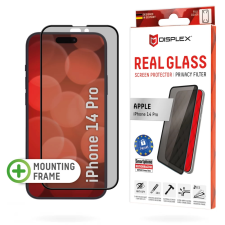 Displex Real Glass Screen Protector privacy iPhone 14 Pro mobiltelefon kellék
