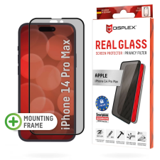 Displex Real Glass Screen Protector privacy iPhone 14 Pro Max mobiltelefon kellék
