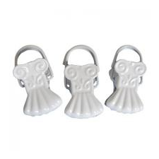  Díszcsipesz kicsi fehér lakástextília