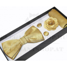  Díszdobozos csokornyakkendő szett 4 részes - Sárga ajándéktárgy