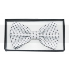  Díszdobozos mintás csokornyakkendő - Fehér pöttyös ajándéktárgy