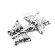  Díszes kapocs pillangóval dekorációs kellék