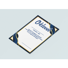  Díszes oklevél ajándéktárgy