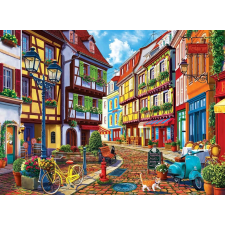 Díszes utcácska puzzle 500 darabos puzzle, kirakós