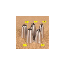  Díszítőcső (csillagcső) fém,normál méretű, 5 db/ csomag sütés és főzés