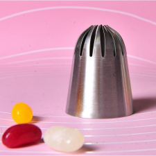  Díszítőcső sűrű fogazatú sütés és főzés