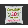  Díszpárna, Gratulálok, 18, 20, 30, 40, 50, 60 éves lettél, boldog születésnapot