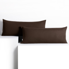  Díszpárnahuzat AMBER szín sötétbarna stílus klasszikus anyag dzsörzé 40x120 DecoKing lakástextília