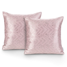 Díszpárnahuzat NAVIA szín rózsaszín nyomott blackout suede shine 45x45 ameliahome lakástextília