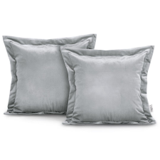 Díszpárnahuzat VELVET szín ezüst stílus glamour bársony 45x45 ameliahome lakástextília
