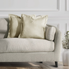  Díszpárnahuzat VELVET szín krémszínű stílus glamour bársony 45x45 ameliahome lakástextília