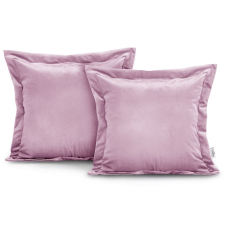 Díszpárnahuzat VELVET szín púderrózsaszín stílus glamour bársony 45x45 ameliahome lakástextília