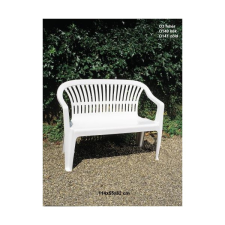  Diva pad fehér 2 személyes karfás kerti bútor