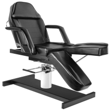 DivaLine Hidraulikus fekete osztott lábú kezelőágy szépségápolási bútor