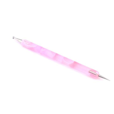  DivaLine Két fejű díszítő pontozó - pink körömdíszítő