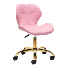 DivaLine Lilla Pink-Gold háttámlás munkaszék forgószék