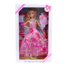  Divat baba többféle elegáns ruhában táskával baba