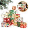  DIY Adventi naptár 24 színes dobozzal KSN101