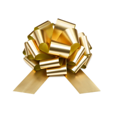  DIY decorative bow, light gold, 40 cm dekorációs kellék
