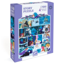 DJECO A Szépség és a Szörnyeteg történetrejtvény, Djeco puzzle, kirakós