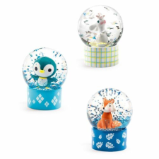 DJECO Állatkás kis hógömbök - Mini hógömbök - So wild - Djeco - DD03442 kreatív és készségfejlesztő