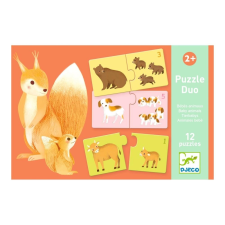 DJECO Baby Animals - Kié a kölyök? párosító puzzle társasjáték