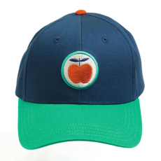 DJECO Baseball sapka - Hímzett Alma mintás - Red apple
