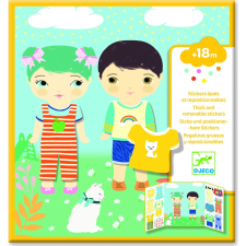 DJECO Clothes - Matricás Foglalkoztató, Öltöztető (DJ09070) kreatív és készségfejlesztő