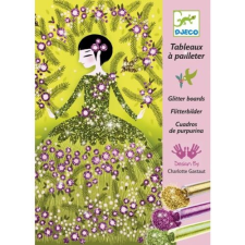 DJECO Csillámkép készítő - Csillogó ruhák - Glitter dresses- DJECO kreatív és készségfejlesztő