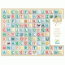 Djeco Design by Djeco Matricák - Betűk - Alphabet stickers kreatív és készségfejlesztő