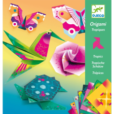 Djeco Design by Djeco Origami - Trópusokon - Tropics kreatív és készségfejlesztő