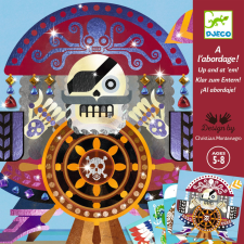 DJECO : Design by Fémfóliás színezés - Kalóztámadás - Up and at 'em! kreatív és készségfejlesztő