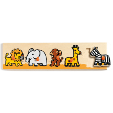 DJECO Djeco Formaillesztő, formaberakó - Szavanna - Savanna puzzle, kirakós