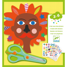 DJECO Djeco Kreatív matricázó - Fodrászmester - Hairdresser kreatív és készségfejlesztő